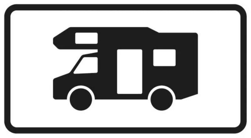 Verkehrszeichen VZ1010-67 Wohnmobile
