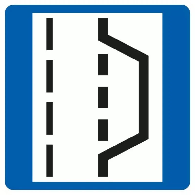 Verkehrszeichen VZ328 Nothalte- und Pannenbucht