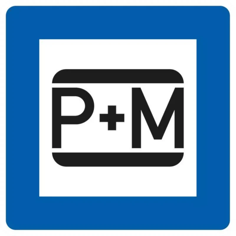 Verkehrszeichen VZ316-50 Parken und Mitfahren