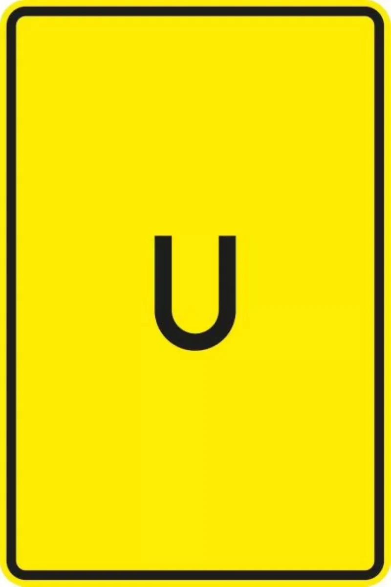 Verkehrszeichen VZ455.1-50 Ankündigung oder Fortsetzung der Umleitung, ohne Pfeilsymbol