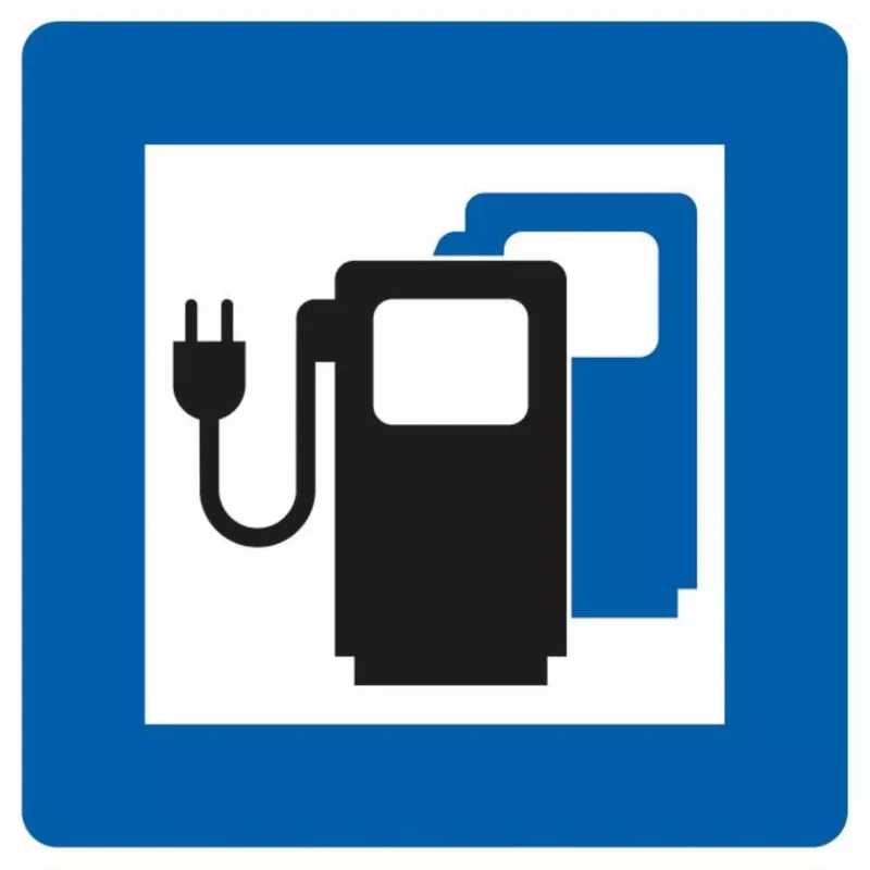 Verkehrszeichen VZ365-65 Ladestation für Elektrofahrzeuge