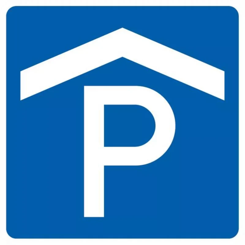 Verkehrszeichen VZ314-50 Parkhaus, Parkgarage