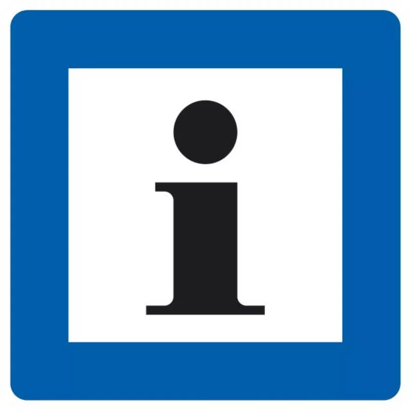 Verkehrszeichen VZ365-61 Informationsstelle