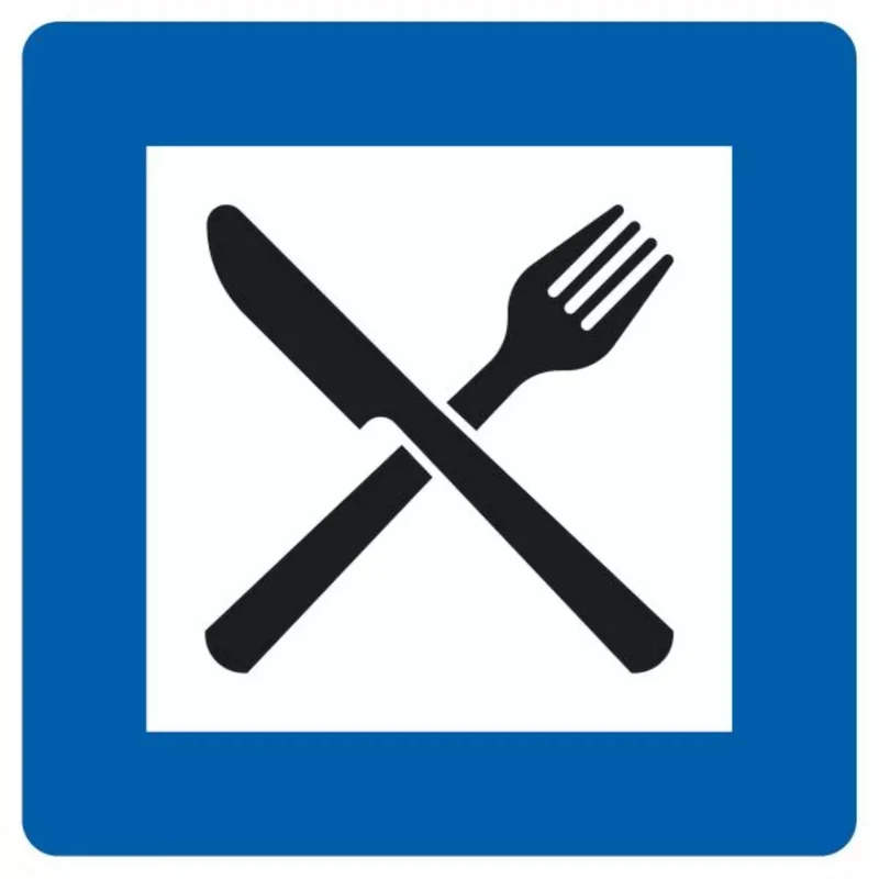 Verkehrszeichen VZ365-56 Autobahngasthaus