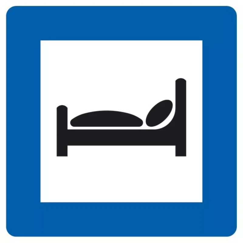 Verkehrszeichen VZ365-55 Autobahnhotel