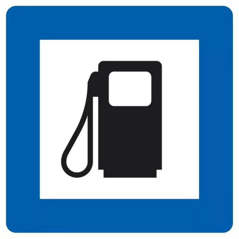 Verkehrszeichen VZ365-52 Tankstelle