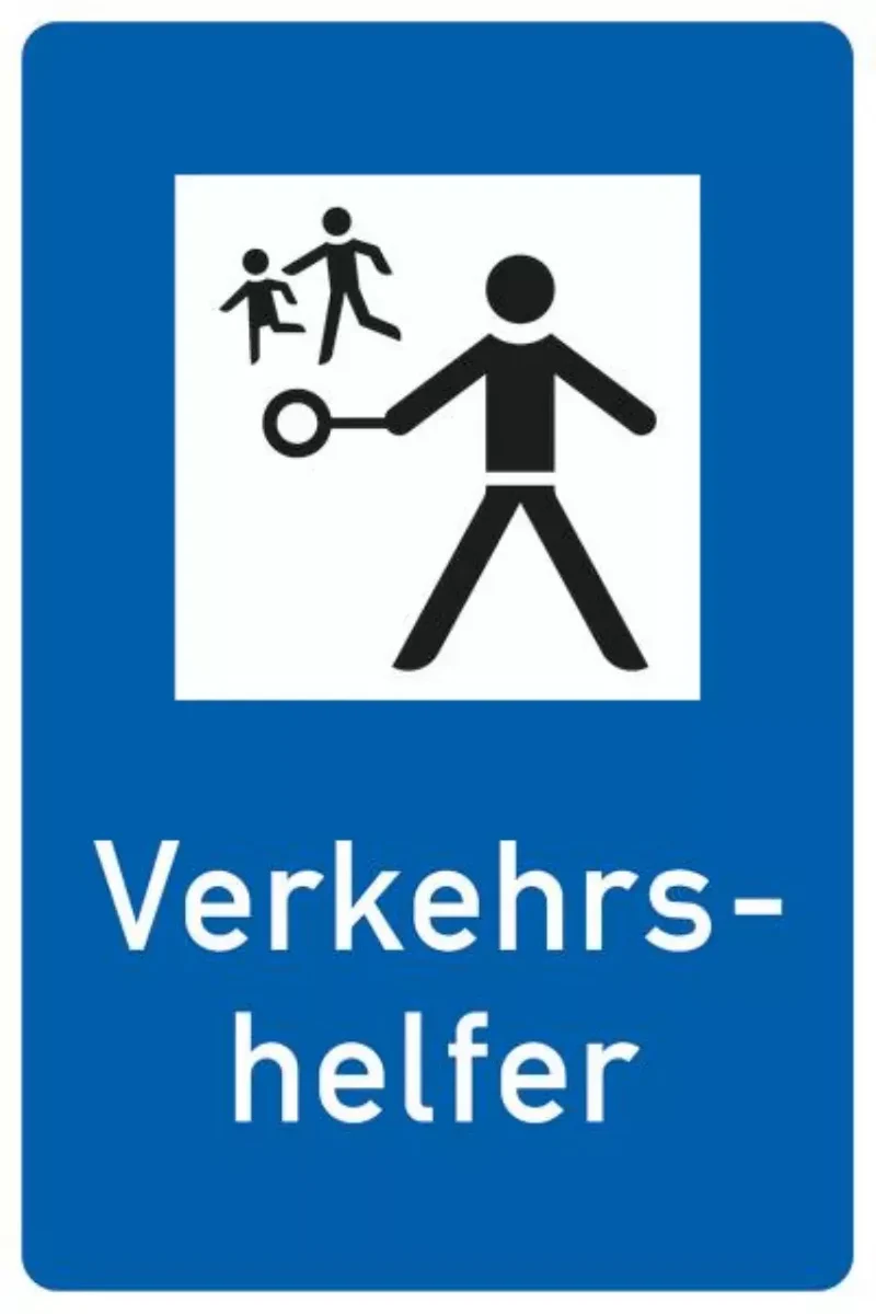 Verkehrszeichen VZ356 Verkehrshelfer
