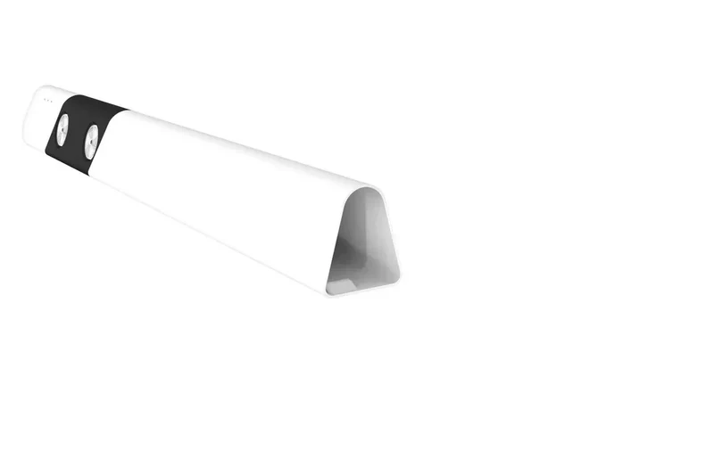 Leitpfosten LP611, 3 mm, ohne Aussteifung, Reflektoren: Kunststoff - genietet - weiß – VPE 100 St.
