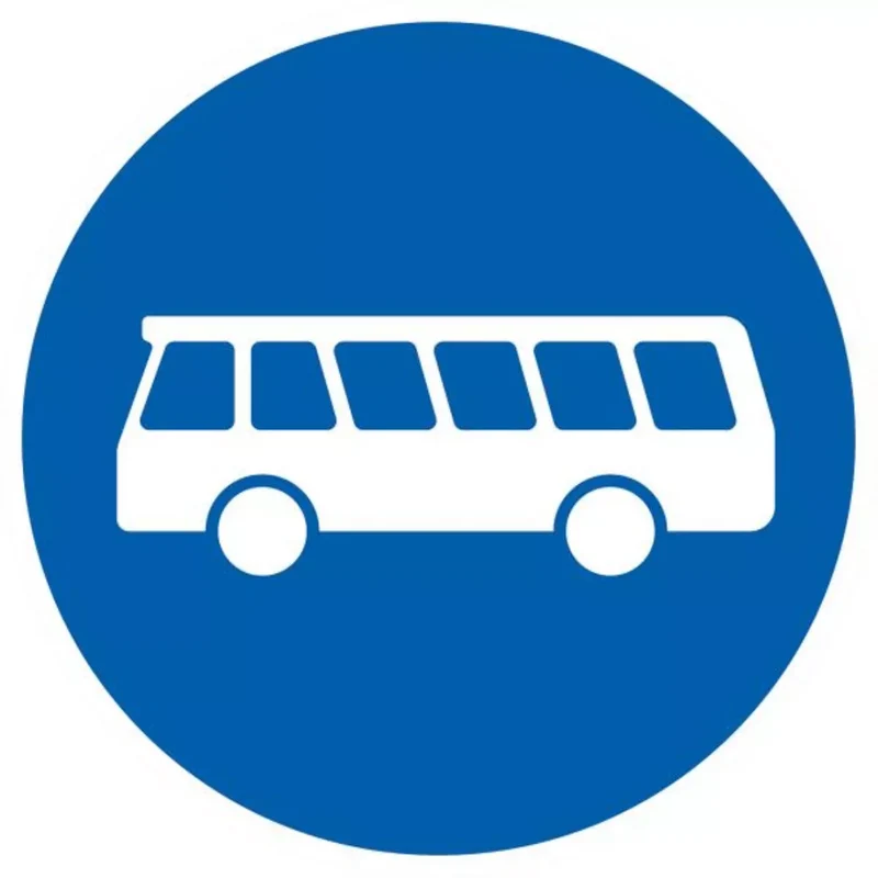 Verkehrszeichen VZ245 Bussonderfahrstreifen