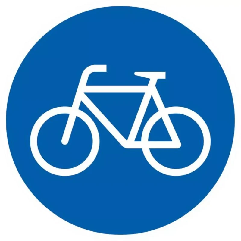 Verkehrszeichen VZ237 Radweg
