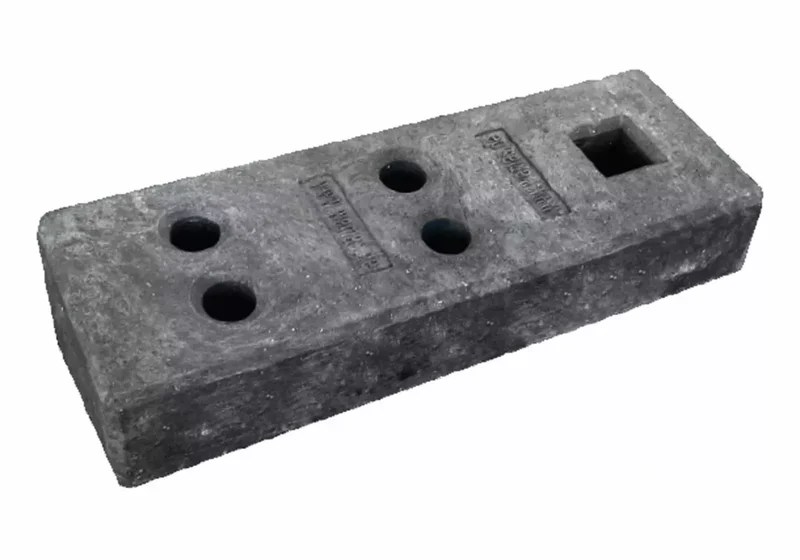 Fußplatte Bauzaun, Typ 1