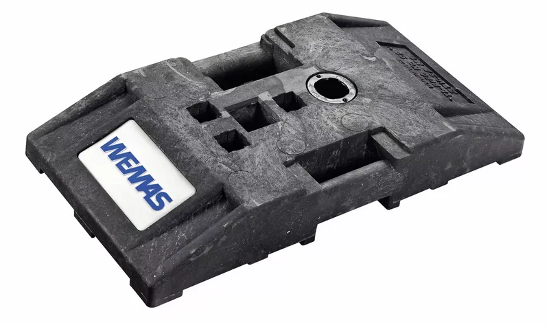 Fußplatte MB-TL 92, geprüft nach TL-Leitbaken, inkl. Drehadapter und Batteriefach