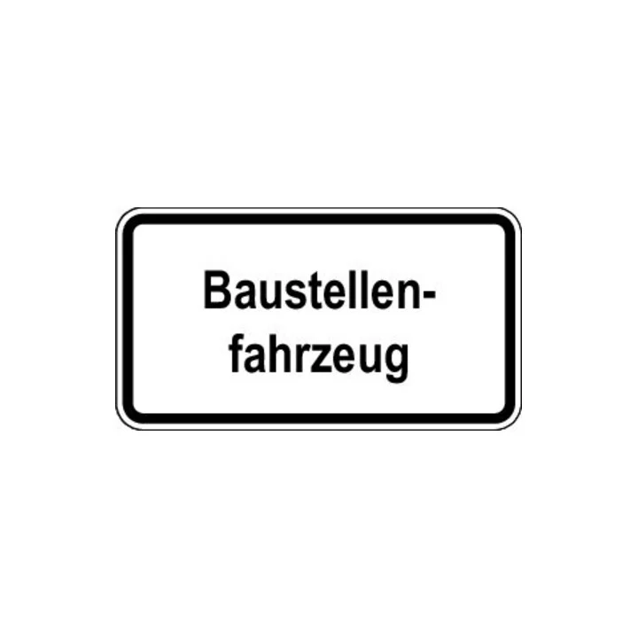 Warn- und Hinweisschild WH 30 – Baustellenfahrzeug