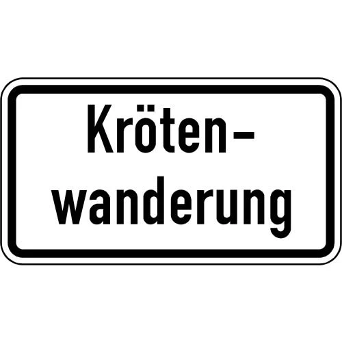Warn- und Hinweisschild WH 17 – Krötenwanderung