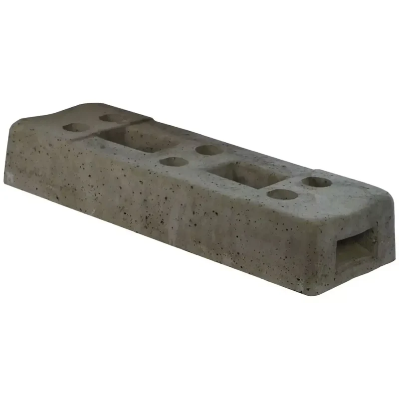 Bauzaunfuß aus Beton