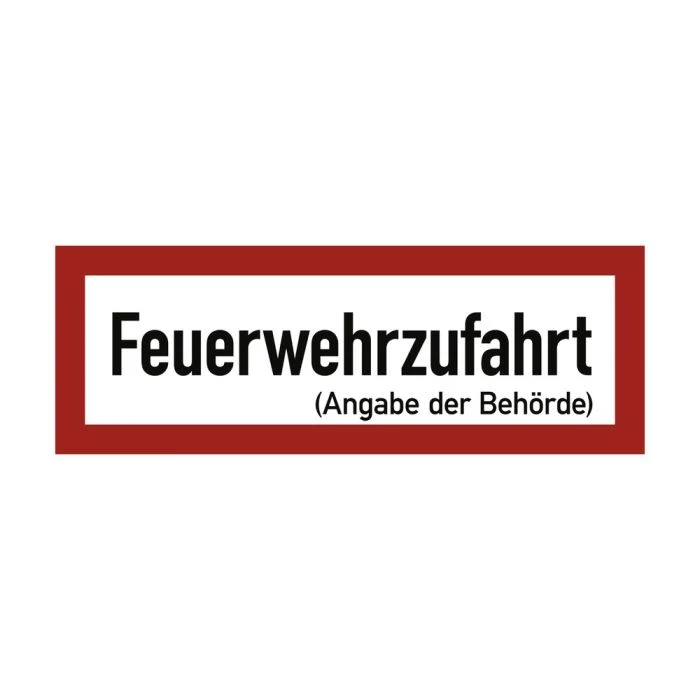 Warn- und Hinweisschild WH 6 – Feuerwehrzufahrt