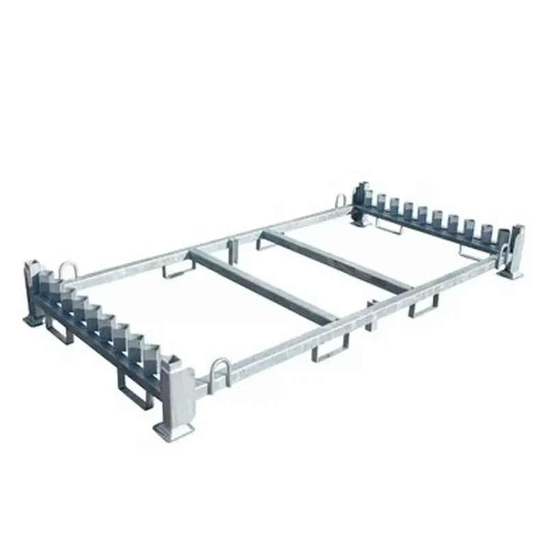 Transport- und Lagerpalette bestückt mit 20 Stück ASG Evolution Absturzsicherungen RA2