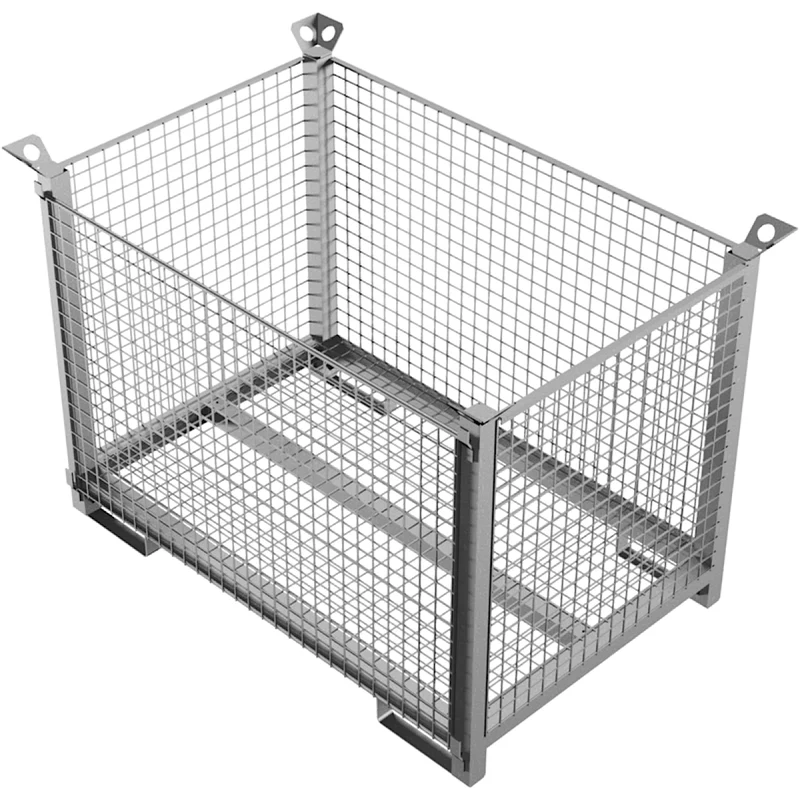 Transportbox für 35 Mobilzaunfüße, Füllmaße 1,43 mx0,87 mx0,94 m