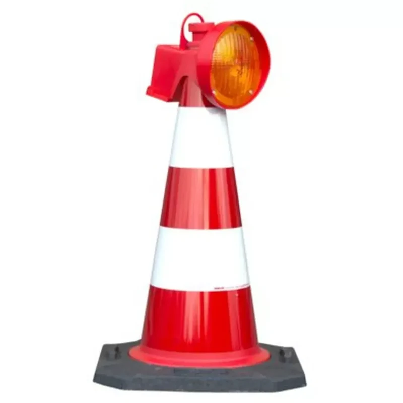 LED Leitkegel-Leuchte, ConeFix, einseitig gelb