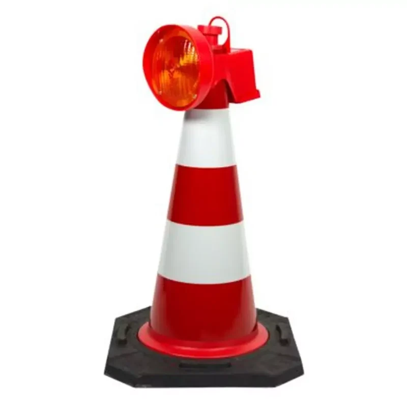 LED Leitkegel-Leuchte, ConeFix, einseitig gelb