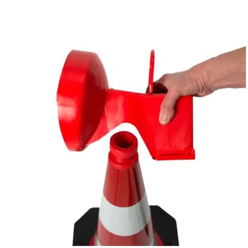 LED Leitkegel-Leuchte, ConeFix, einseitig gelb