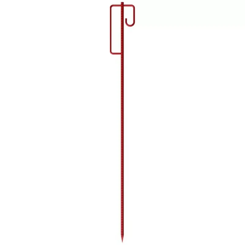 Absperrbandhalter, mit UVV-Bügel, rot