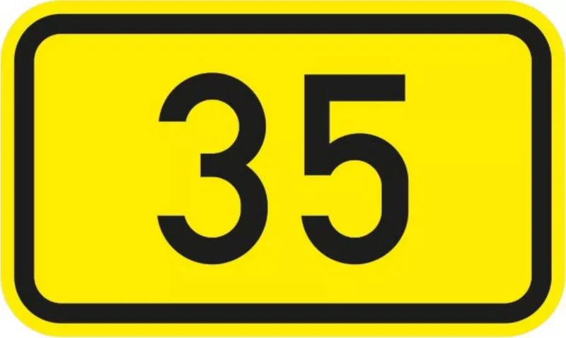 Verkehrszeichen VZ401 Bundesstraßen