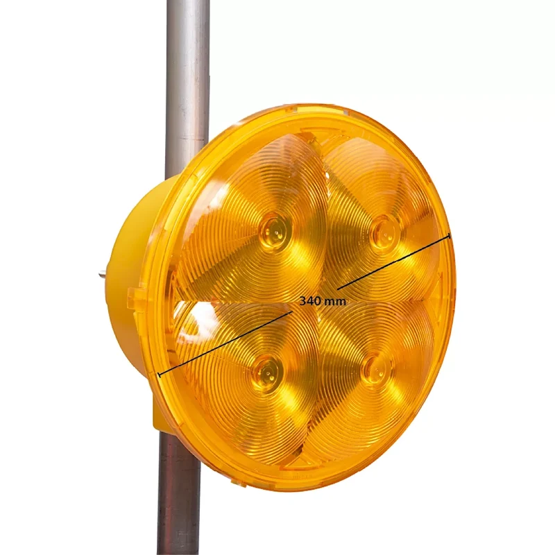 Vorwarnleuchte 340 LED L9H, 12/24 V, mit Halter, 5 m Anschlusskabel und Akkuclips