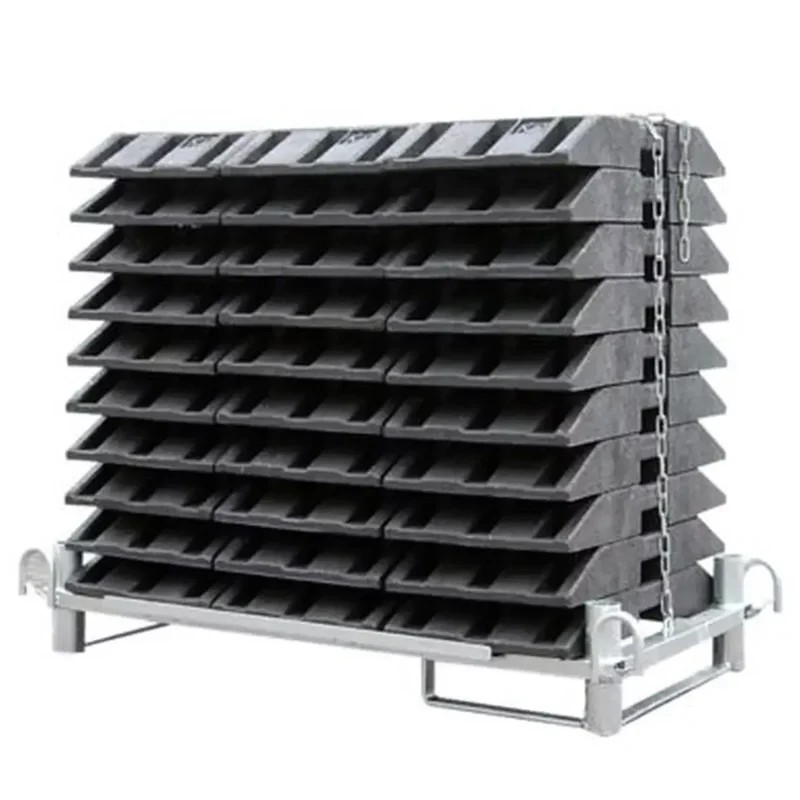 Transport- und Lagerpalette für Fußplatten (bis 30 Stück)