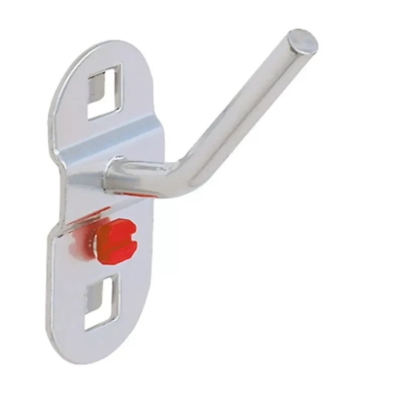 Schräghaken für Nüsse und Steckschlüssel, Durchm. 6 mm, Länge 14/40 mm, ähnlich RAL 9006 aluminium