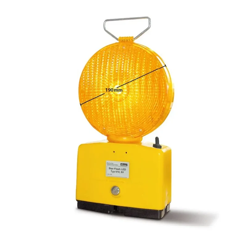 Star-Flash LED 610, 1seitig gelb Ø 190 mm, Außenschalter