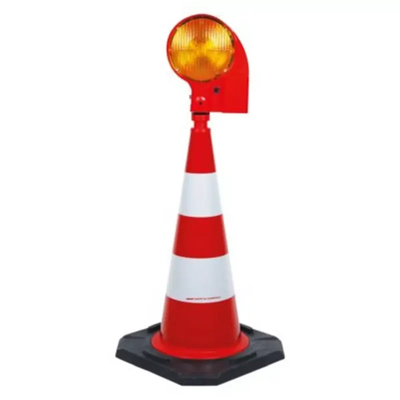Leitkegel-Blitzleuchte, Top Flash, ein/zweiseitig, gelb - AUSLAUFARTIKEL -