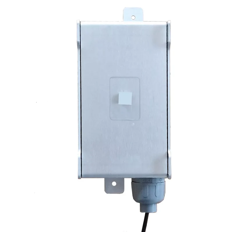 Hochwasserwarnsystem, Set mit 2 Prismenschilder und Flutsensor, mit Solar