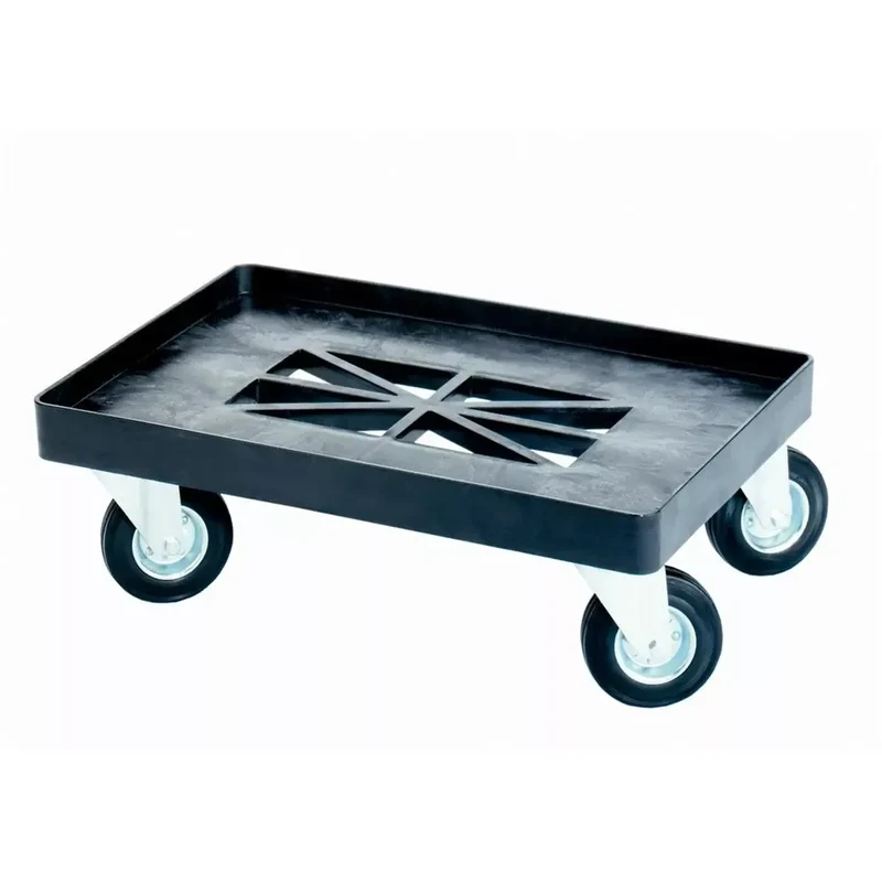 Rollwagen, LxB 620x420 mm, Traglast 250 kg, Farbe schwarz