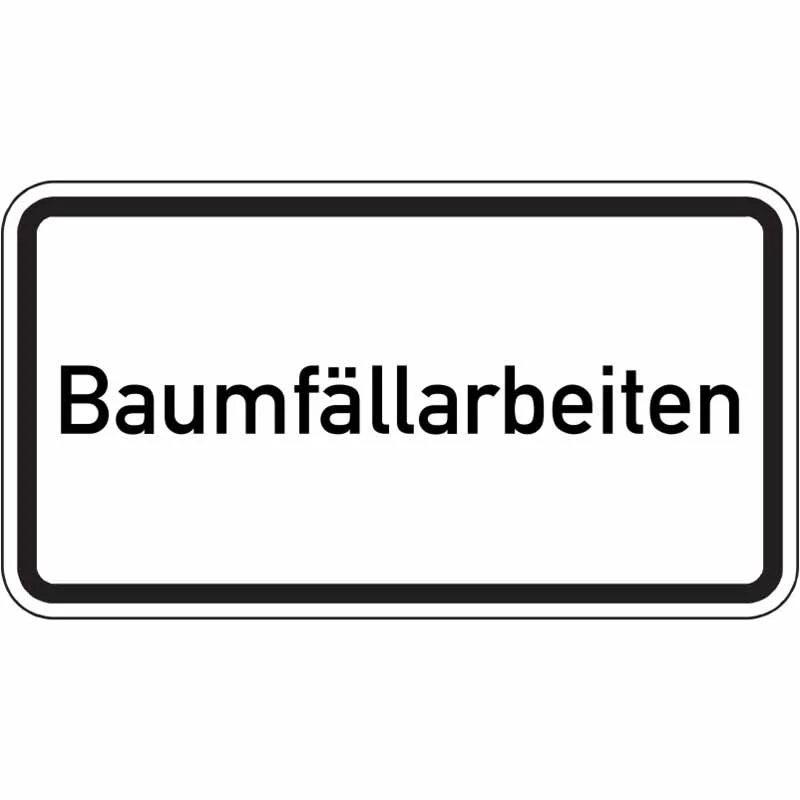 Warn- und Hinweisschild WH 62 – Baumfällarbeiten