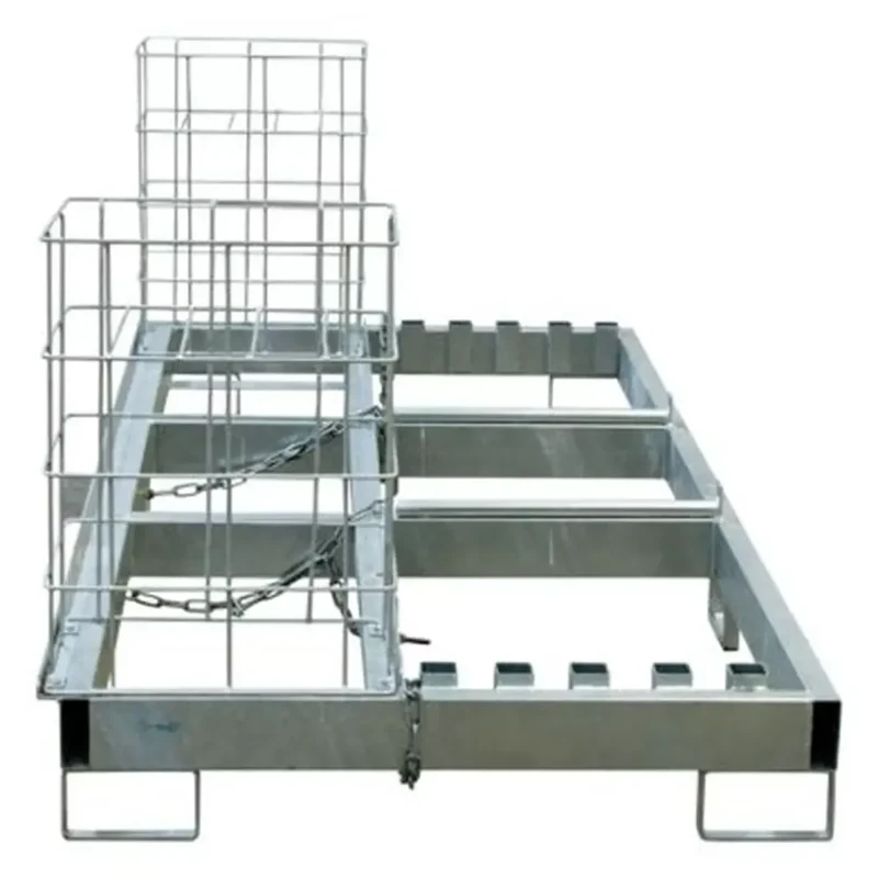 Kombigestell für Fußplatten (Horizont), Baken und Absperrschrankengitter