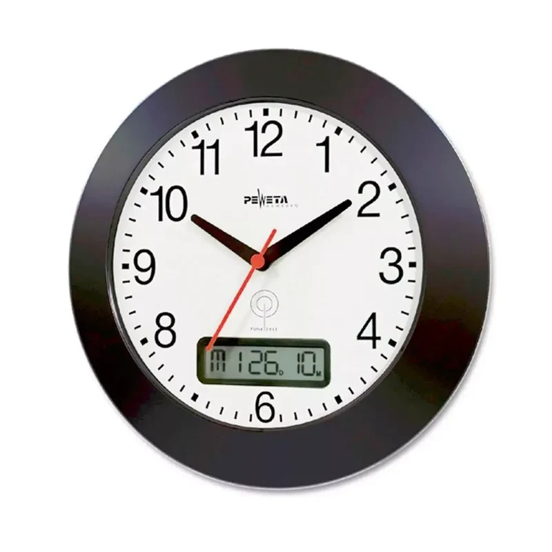 Funk-Wanduhr mit Datum
