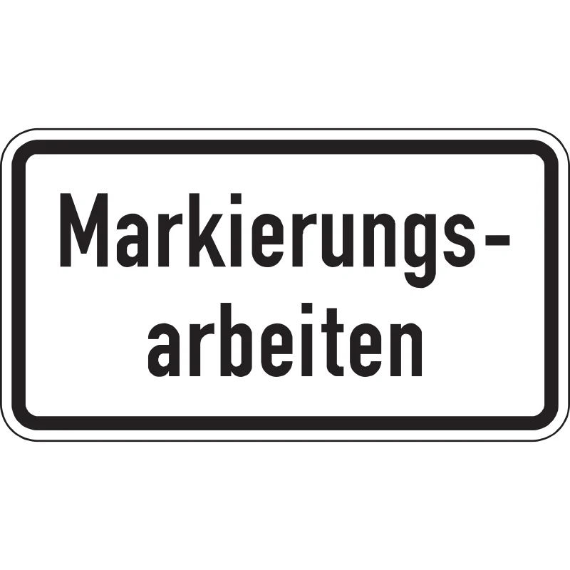 Warn- und Hinweisschild WH 42 – Markierungsarbeiten