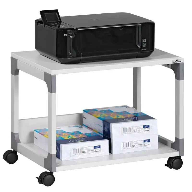 Multifunktionswagen, BxTxH 600x477x432 mm, 2 Böden, lichtgrau