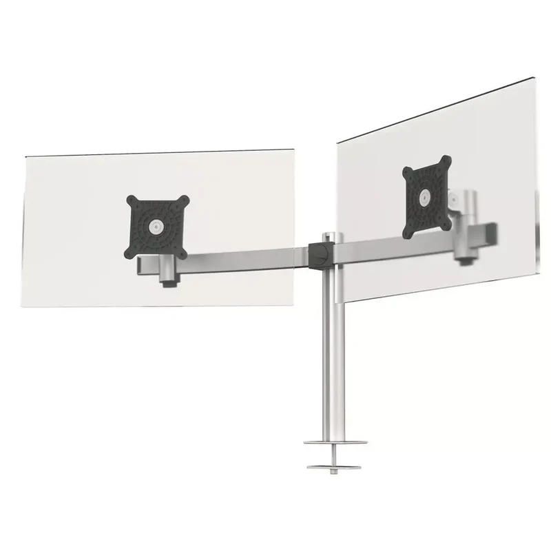 Monitor Halterung für 2 Monitore, Befestigung per Tischdurchführung,