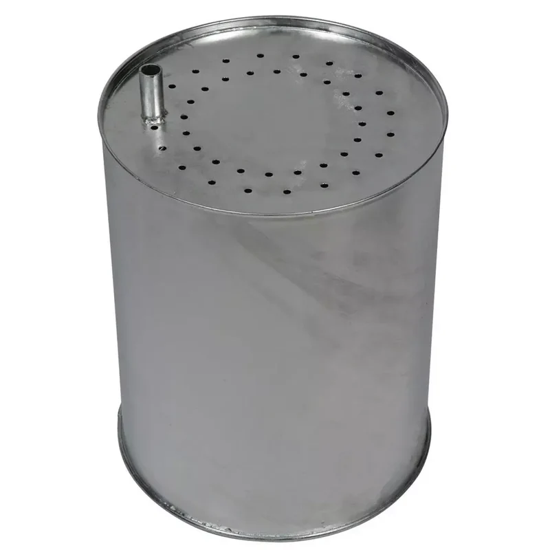 Einsatzbehälter für Stand Abfallbehälter DxH 325x 445 mm, mit Grifftasche, gelochter Boden