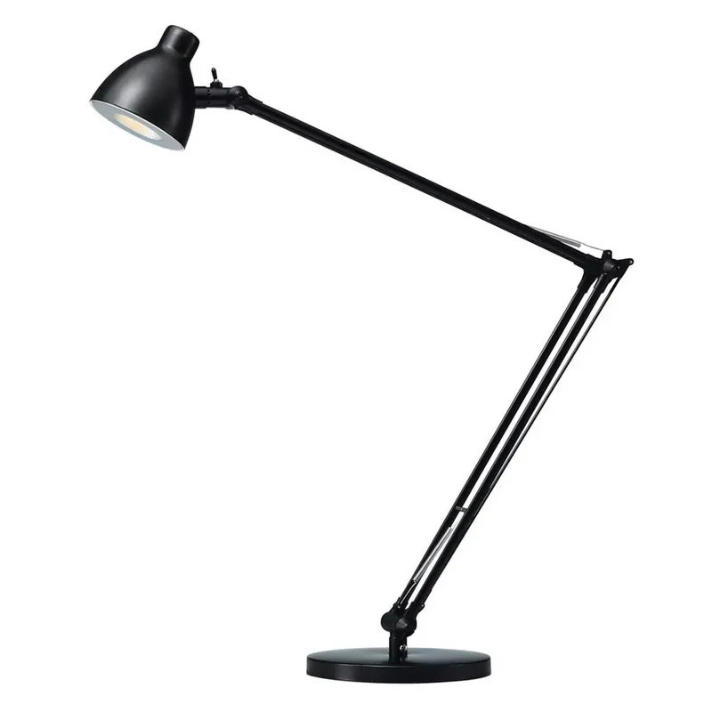LED-Leuchte SCHOOL, Standfuß, Leuchtenkopf-Durchm. 100 mm, Höhe 800 mm, 7 W, schwarz