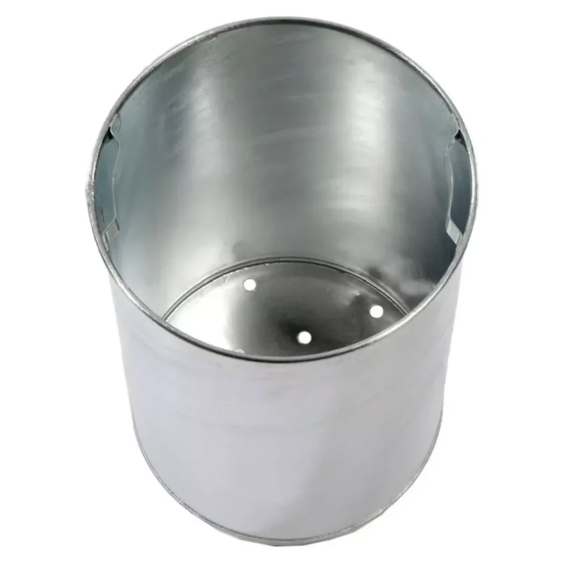 Einsatzbehälter (35 l, ohne Ascherschacht), DxH 290x415 mm, mit Grifftasche, gelochter Boden