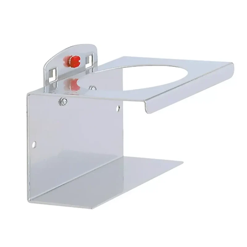 Dosenhalter, einfach, Breite 100 mm, Durchm. 70 mm, ähnlichRAL 9006 aluminium