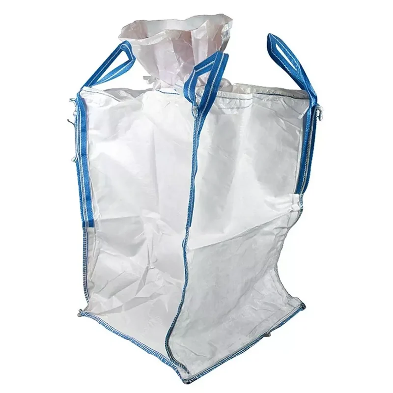 Big Bag, weiß, BxTxH 900x900x1100 mm, 140g/qm, unbeschichtet, Schürze, Boden geschlossen, VE 10 Stück