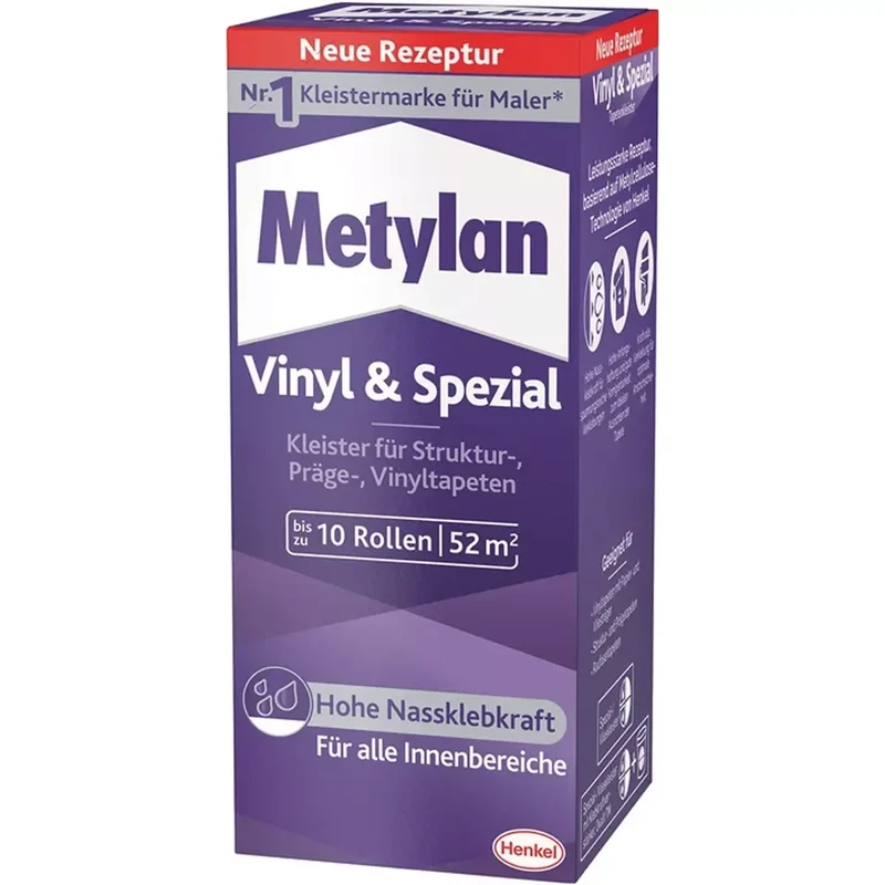 Tapetenkleister Spezial 360 g für schwere Tapeten Venyl,Rauhfaser,Textil