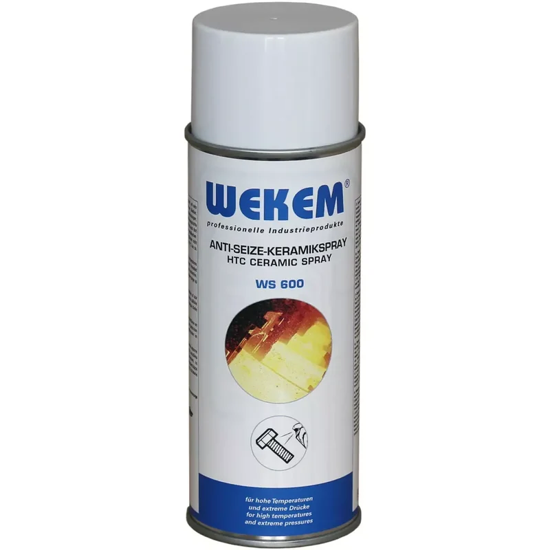 Wekem Keramikpaste, metallfreier weißer Schmierstoff, WS 600, 400 ml Spray