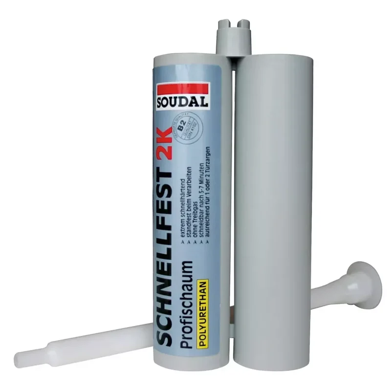 Soudal Schnellfest, 2K Profischaum, Doppelkartusche, 210 ml