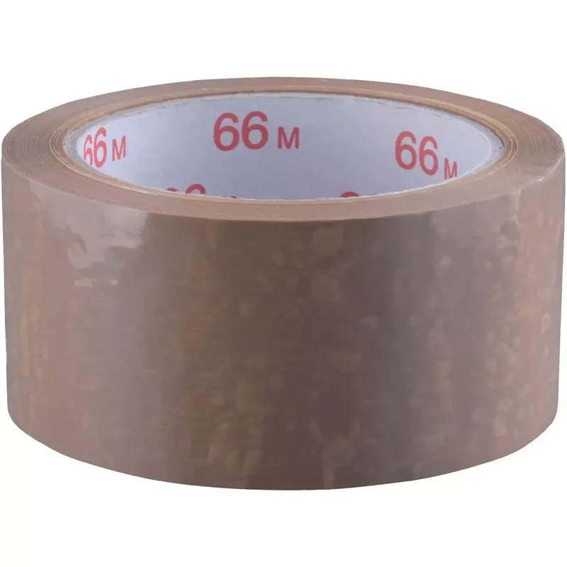 PVC-Verpackungsklebeband 66 m x 50 mm, braun