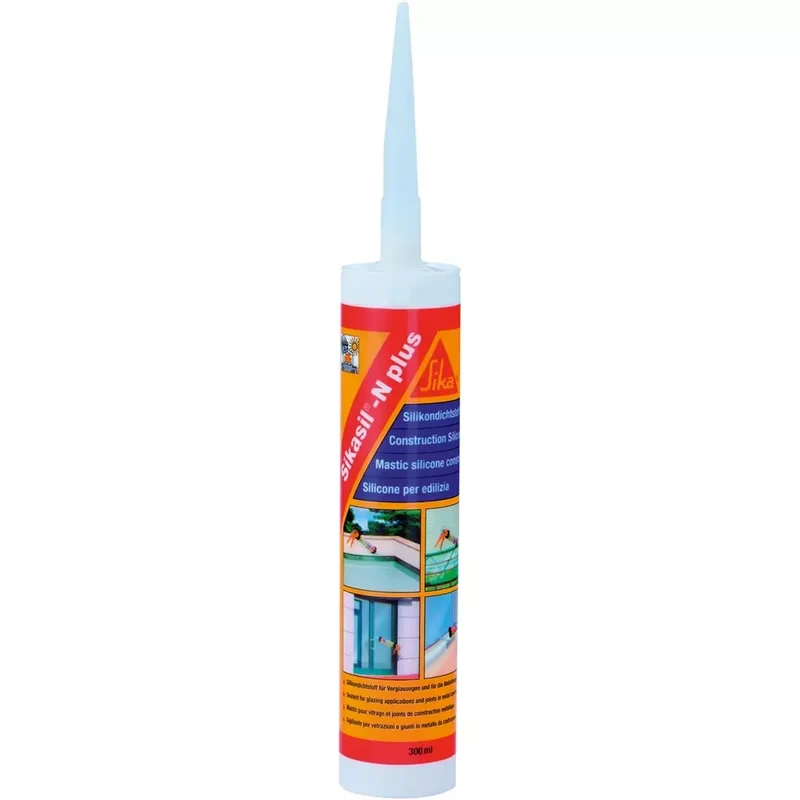 Silicondichtstoff N plus grau 300 ml Kartusche